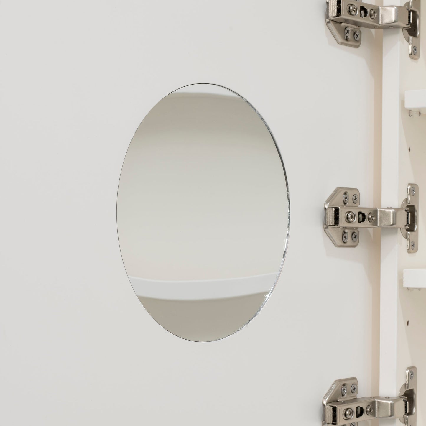 Retti Rectangular 1800mm x 750mm Mirrored Shaving Cabinet, Matte White