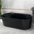 Brighton Groove 67 inch Acrylic Freestanding Oval Bathtub, Matte Black