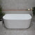 Brighton Groove 59 inch Acrylic Freestanding Back to Wall Bathtub, Matte White