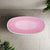 Byron Egg 63 inch Acrylic Freestanding Oval Bathtub, Matte Pink - SPECIAL EDITION