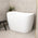 Ofuro 47 inch Acrylic Freestanding Extra Height Japanese Soaking Bathtub with Seat, Matte White
