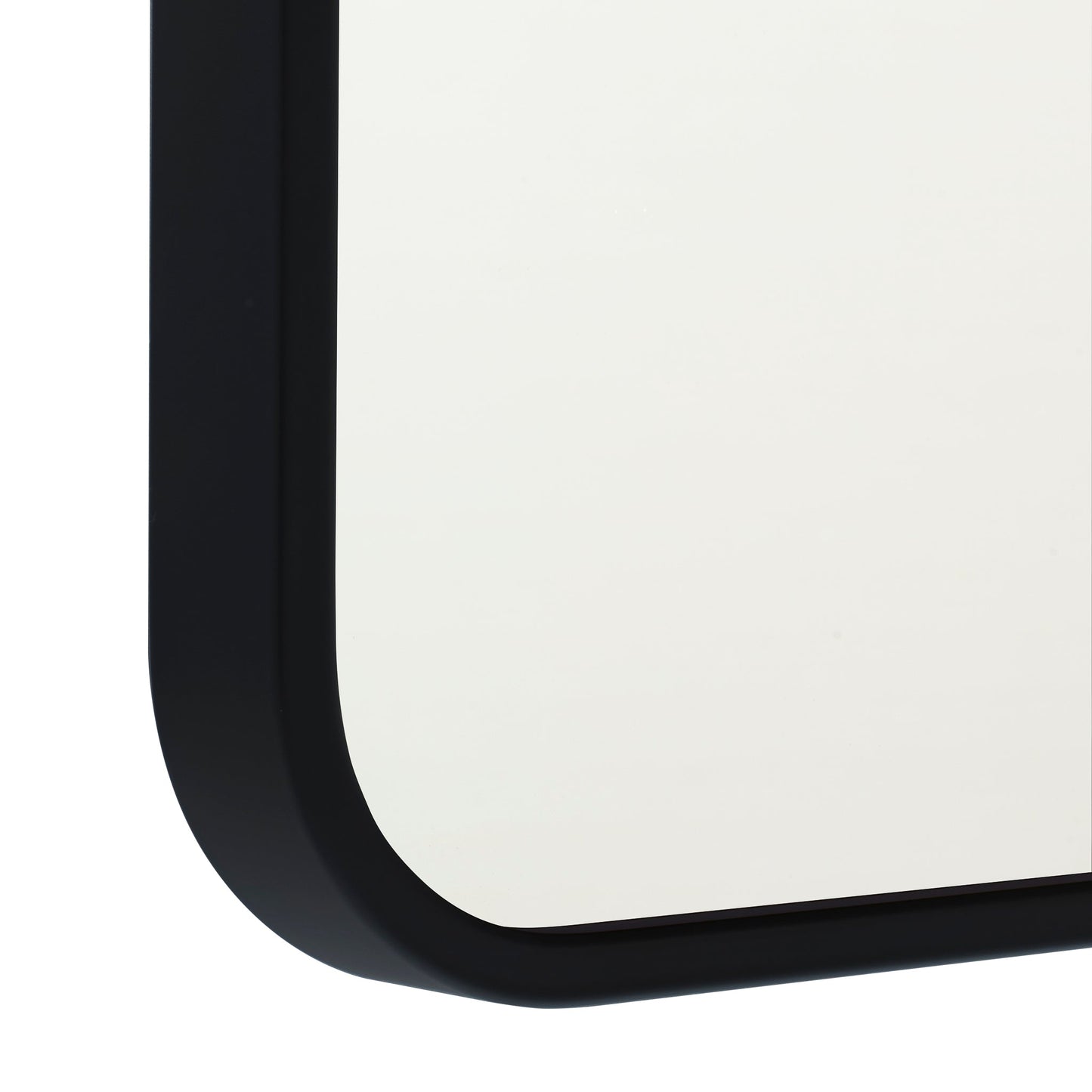 Retti Rectangular 600mm x 750mm Mirror with Matte Black Frame