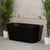 Avalon 55 inch Acrylic Freestanding Back to Wall Bathtub, Matte Black