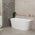 Avalon 63 inch Acrylic Freestanding Back to Wall Bathtub, Matte White