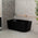 Avalon 55 inch Acrylic Freestanding Left Corner Bathtub, Matte Black