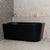 Avalon 55 inch Acrylic Freestanding Left Corner Bathtub, Matte Black