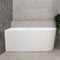 Avalon 51 inch Acrylic Freestanding Left Corner Bathtub, Matte White