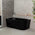 Avalon 59 inch Acrylic Freestanding Left Corner Bathtub, Matte Black