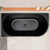 Avalon 59 inch Acrylic Freestanding Left Corner Bathtub, Matte Black