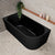 Avalon 63 inch Acrylic Freestanding Left Corner Bathtub, Matte Black