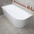 Avalon 67 inch Acrylic Freestanding Left Corner Bathtub, Gloss White
