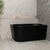 Avalon 51 inch Acrylic Freestanding Right Corner Bathtub, Matte Black
