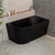 Avalon 51 inch Acrylic Freestanding Right Corner Bathtub, Matte Black