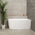 Avalon 51 inch Acrylic Freestanding Right Corner Bathtub, Gloss White