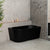 Avalon 55 inch Acrylic Freestanding Right Corner Bathtub, Matte Black