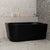 Avalon 55 inch Acrylic Freestanding Right Corner Bathtub, Matte Black
