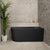 Avalon 55 inch Acrylic Freestanding Right Corner Bathtub, Matte Black