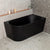 Avalon 55 inch Acrylic Freestanding Right Corner Bathtub, Matte Black