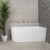Avalon 59 inch Acrylic Freestanding Right Corner Bathtub, Gloss White