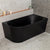 Avalon 59 inch Acrylic Freestanding Right Corner Bathtub, Matte Black