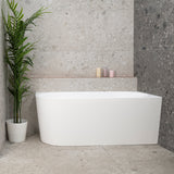 Avalon 59 inch Acrylic Freestanding Right Corner Bathtub, Matte White