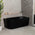 Avalon 63 inch Acrylic Freestanding Right Corner Bathtub, Matte Black