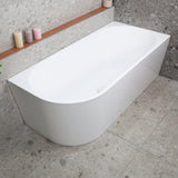 Avalon 67 inch Acrylic Freestanding Right Corner Bathtub, Gloss White