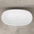 Byron Egg 51 inch Acrylic Freestanding Oval Bathtub, Gloss White