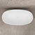 Byron Egg 59 inch Acrylic Freestanding Oval Bathtub, Gloss White