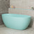 Byron Egg 59 inch Acrylic Freestanding Oval Bathtub, Matte Duck Egg Blue - SPECIAL EDITION