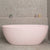 Byron Egg 59 inch Acrylic Freestanding Oval Bathtub, Matte Light Pink - SPECIAL EDITION