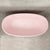 Byron Egg 59 inch Acrylic Freestanding Oval Bathtub, Matte Light Pink - SPECIAL EDITION