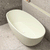 Byron Egg 59 inch Acrylic Freestanding Oval Bathtub, Matte Light Pistachio - SPECIAL EDITION