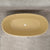 Byron Egg 59 inch Acrylic Freestanding Oval Bathtub, Matte Vanilla Beige - SPECIAL EDITION