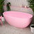 Byron Egg 63 inch Acrylic Freestanding Oval Bathtub, Matte Pink - SPECIAL EDITION