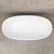 Byron Egg 63 inch Acrylic Freestanding Oval Bathtub, Matte White