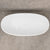 Byron Egg 67 inch Acrylic Freestanding Oval Bathtub with Overflow, Gloss White