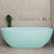 Byron Egg 67 inch Acrylic Freestanding Oval Bathtub, Matte Duck Egg Blue - SPECIAL EDITION