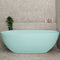 Byron Egg 67 inch Acrylic Freestanding Oval Bathtub, Matte Duck Egg Blue - SPECIAL EDITION