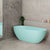 Byron Egg 67 inch Acrylic Freestanding Oval Bathtub, Matte Duck Egg Blue - SPECIAL EDITION