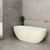Byron Egg 67 inch Acrylic Freestanding Oval Bathtub, Matte Light Pistachio - SPECIAL EDITION