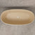 Byron Egg 67 inch Acrylic Freestanding Oval Bathtub, Matte Vanilla Beige - SPECIAL EDITION