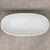 Byron Egg 67 inch Acrylic Freestanding Oval Bathtub, Matte White