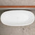 Byron Egg 71 inch Acrylic Freestanding Oval Bathtub, Gloss White
