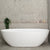 Byron Egg 71 inch Acrylic Freestanding Oval Bathtub, Matte White