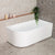 Arco 59 inch Acrylic Freestanding Right Corner Bathtub, Matte White
