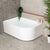 Arco Plus 55 inch Acrylic Freestanding Left Corner Bathtub, Gloss White