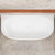 Byron Egg 71 inch Acrylic Freestanding Back to Wall Bathtub, Matte White