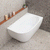 Byron Egg 47 inch Acrylic Freestanding Right Corner Bathtub, Matte White