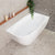 Byron Egg 55 inch Acrylic Freestanding Right Corner Bathtub, Gloss White